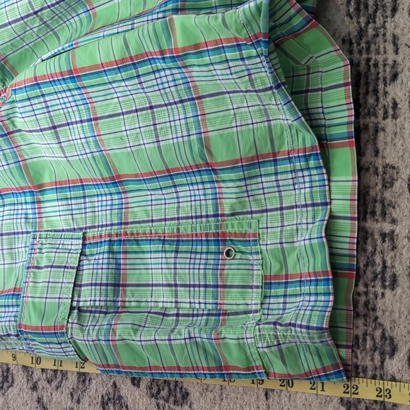 Like New Polo Ralph Lauren Lime Green Cargo Board Shorts, Sz. 32. - Picture 9 of 9